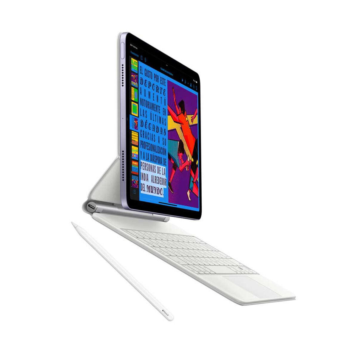 Tablet Apple iPad Air Chip M1 256GB 10,9" Gris Espacial