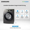 Lavadora Secadora Samsung WD95T4046CX/ZS 9,5/6 kg.