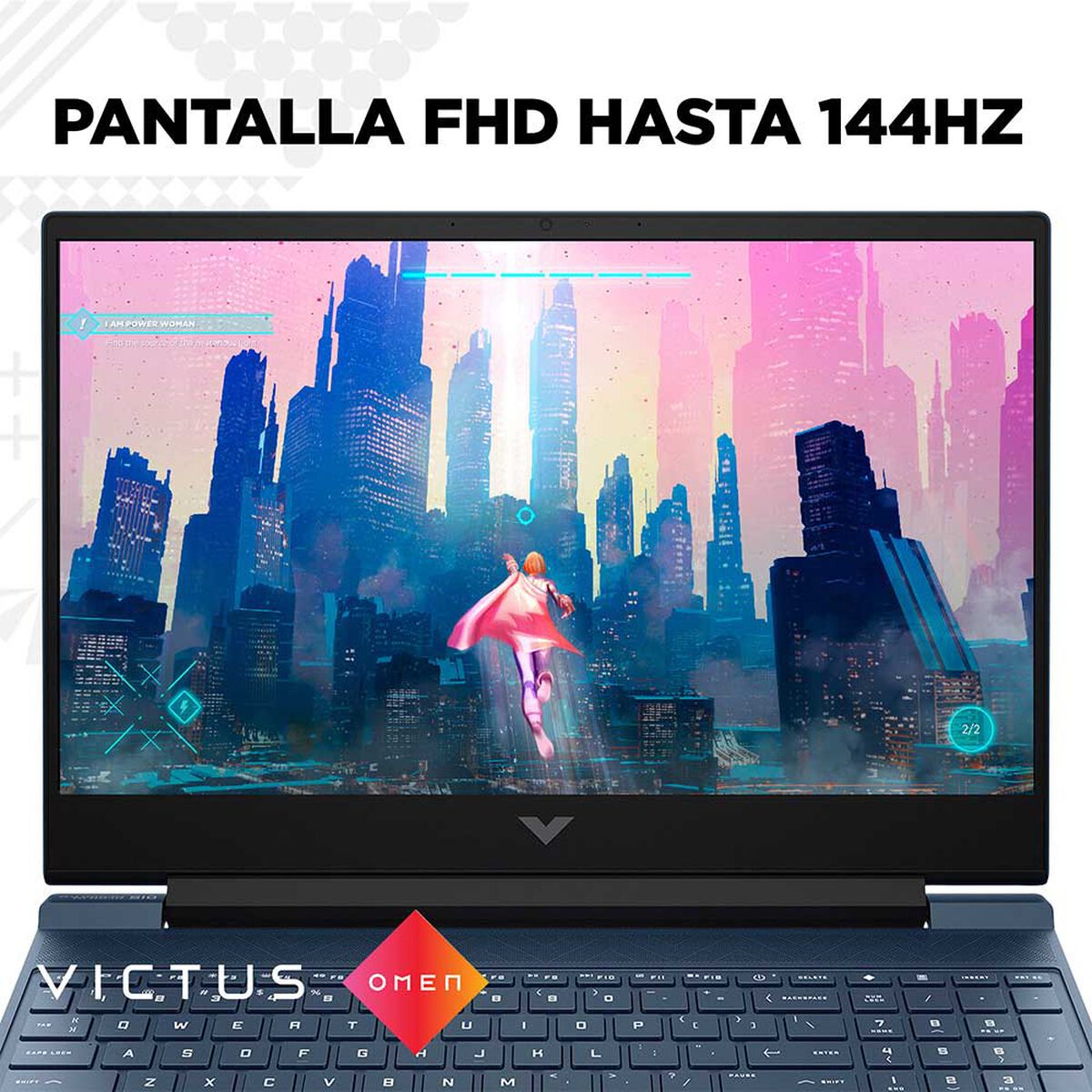 Notebook Gamer HP VICTUS 15-fa1002la Core i7 16GB 512GB SSD 15,6"