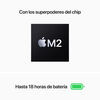 Notebook Apple Macbook Air MLXW3CI/A Chip M2 8GB 256GB SSD 13,6" Gris