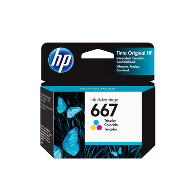 Tinta Cartridge HP 667 Tri-Color 2 ml