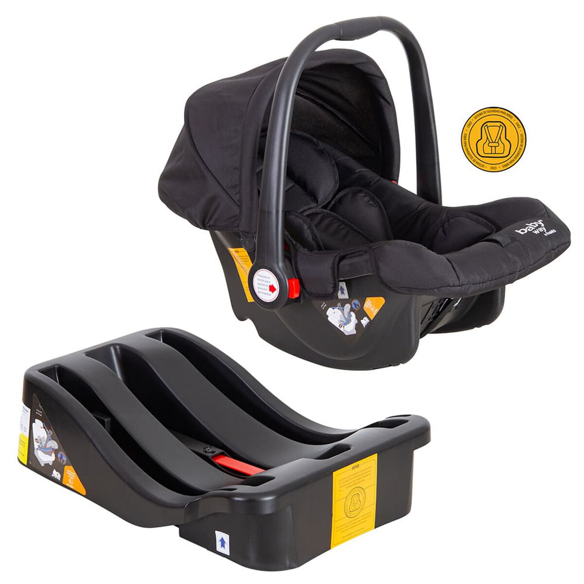 Coche Travel System Baby Way Negro