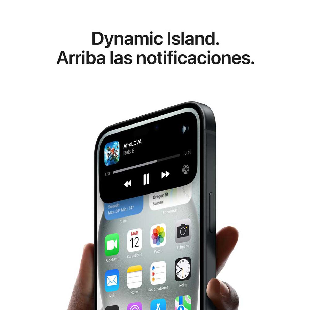 Celular Apple iPhone 15 128GB 6,1" Negro Liberado