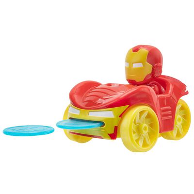 Pequeño Vehiculo Iron Man Disc Dashers Spidey By Marvel