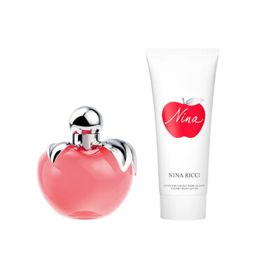 Set Perfume Nina EDT 50ML + Body Lotion 75 ML  Nina Ricci