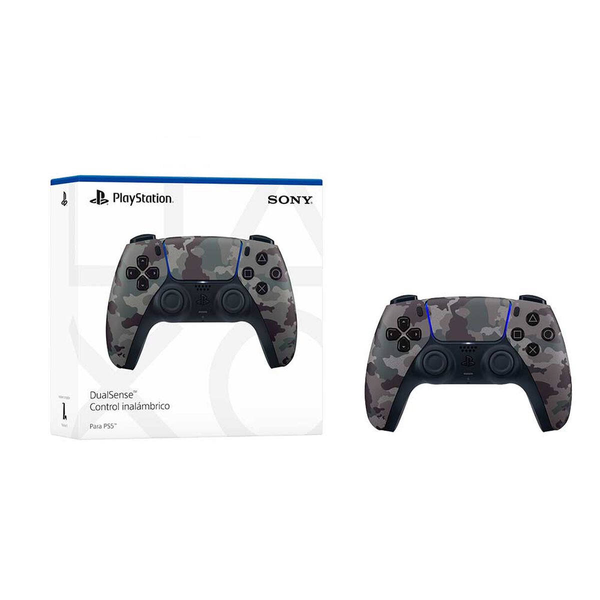 Control Inalámbrico Sony PS5 DualSense Gray Camouflage