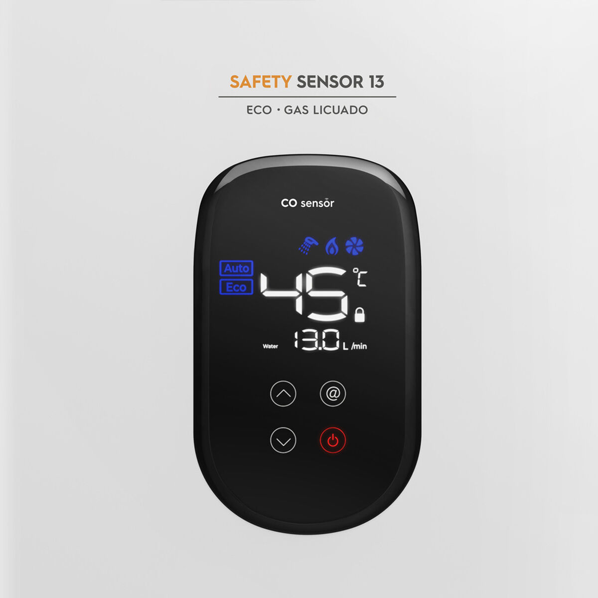 Calefont Mademsa Safety Sensor 13 Eco GL 13 Litros Gas Licuado