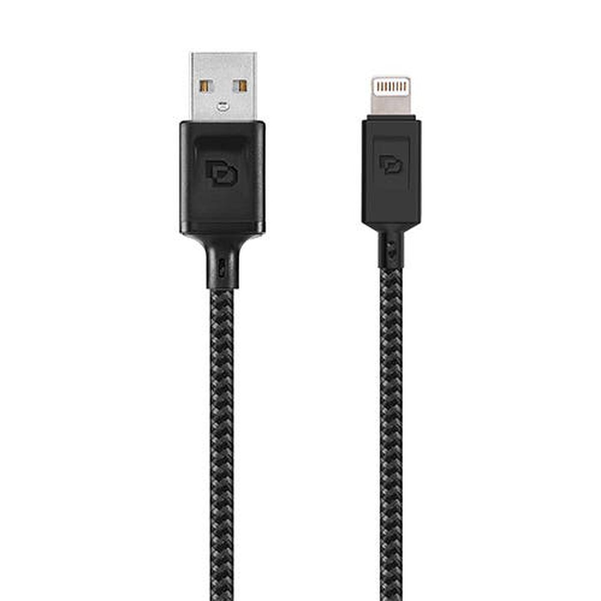 Cable Lightning MFi a USB-A Dusted 1,2 Metros Negro