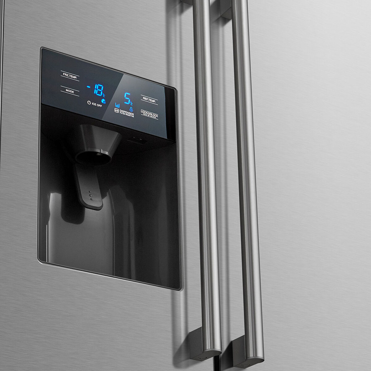 Refrigerador Side by Side Midea MDRS681FGE02 504 lts