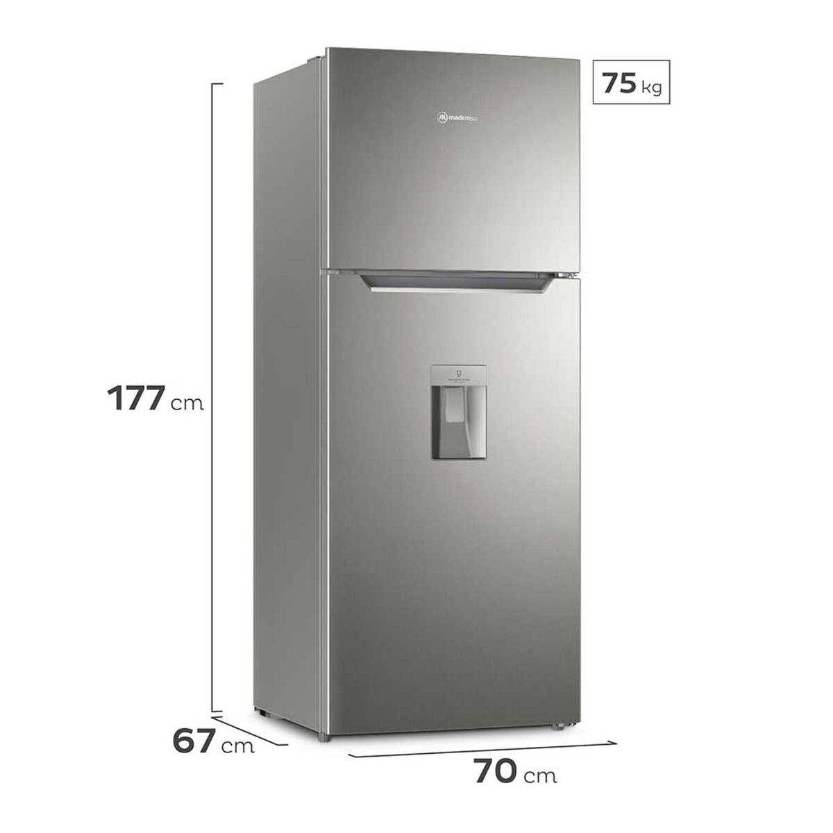 Refrigerador No Frost Mademsa Altus 1430W 425 lts.