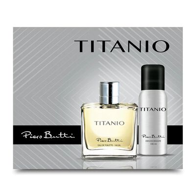 Set Perfume Titanio EDT + Desodorante