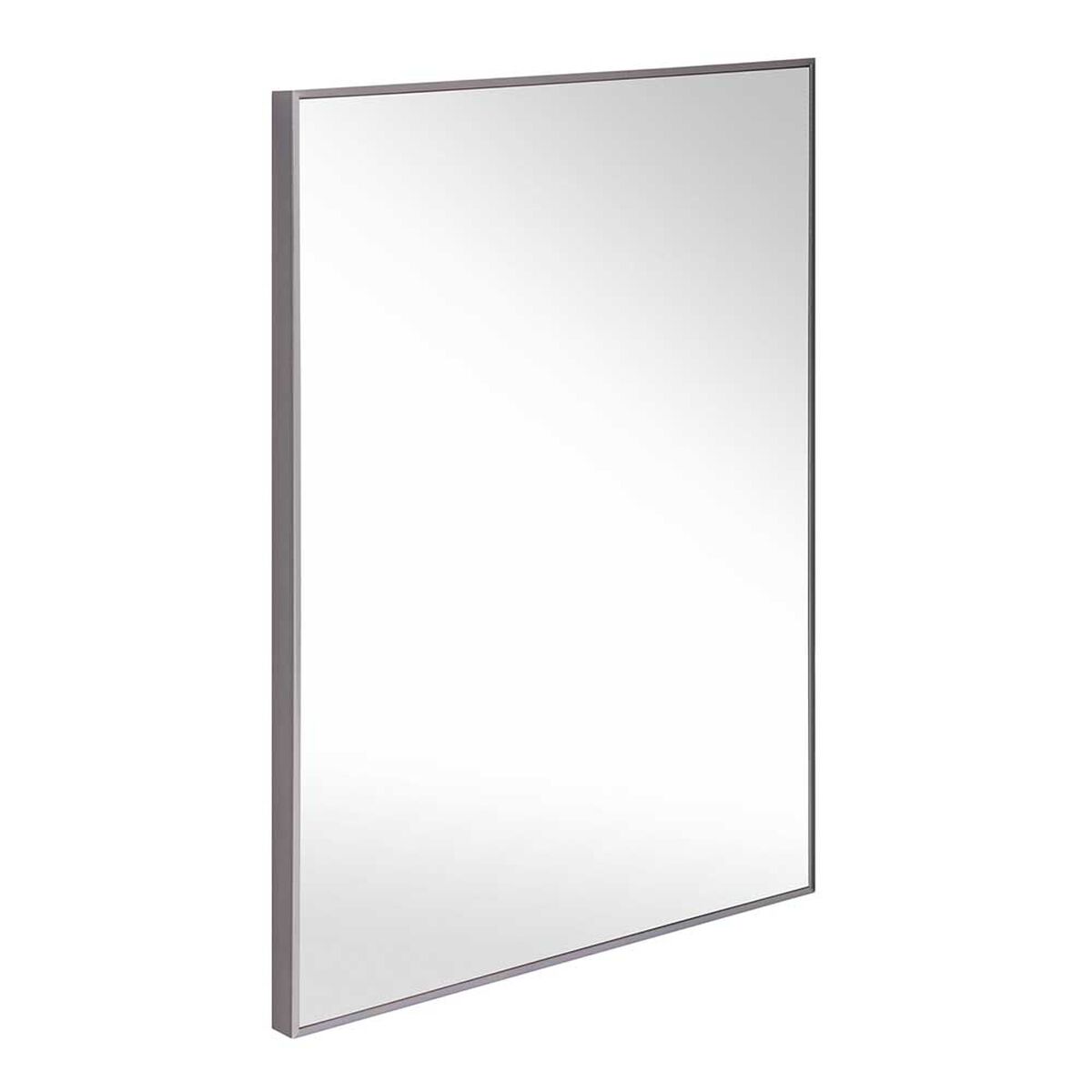 Espejo Marco Aluminio Vgo para Colgar Rectangular 50 x 40 cm Grafito