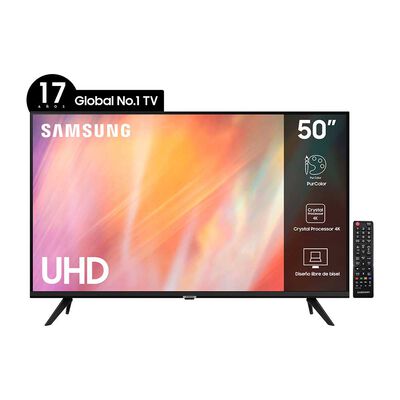 LED 50" Samsung UN50AU7090GX Smart TV 4K UHD