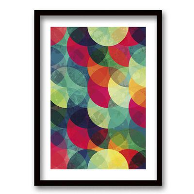 Cuadro Decorativo Retela Arcos de Color 70 x 50 cm