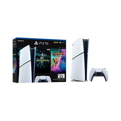 Consola Sony PlayStation 5 Slim Digital con 2 Juegos + Control