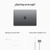 Notebook Apple Macbook Air MLXW3CI/A Chip M2 8GB 256GB SSD 13,6" Gris
