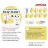 Máquina de Coser Mecánica Janome Esay Jeans +