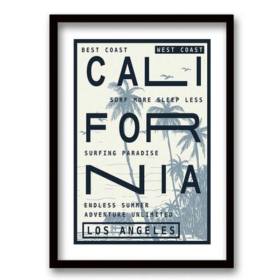 Cuadro Decorativo Retela California 50 x 35 cm