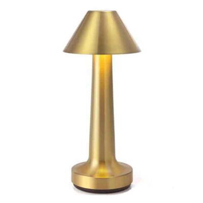 Lámpara de Mesa Metal Vgo Recargable con sensor  21 cm Dorado