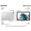 Tablet Samsung SM-X200 Galaxy TAB A8 Octa Core 4GB 64GB 10,5" Plateado + Cover