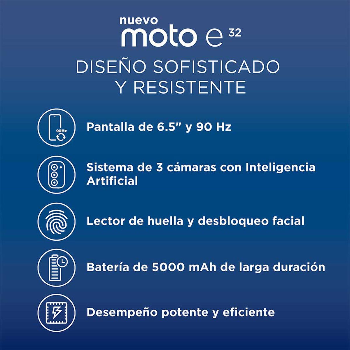 Celular Motorola Moto E32 64GB 6,53" Gris Liberado