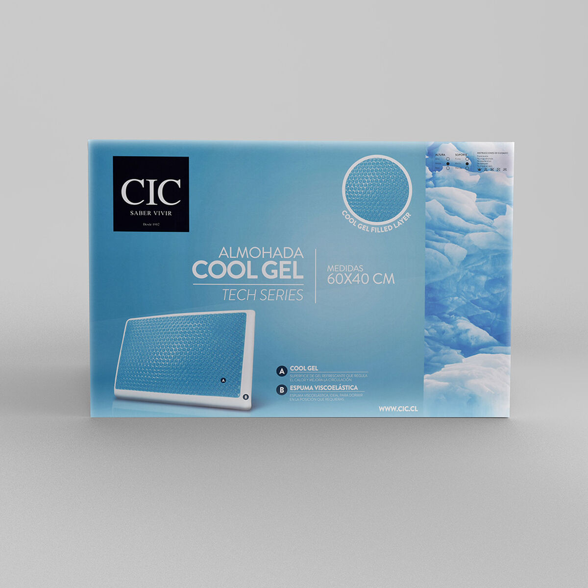 Almohada CIC Cool Gel Tech Series 60 x 40 cm