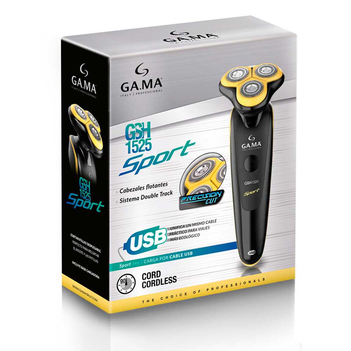 Afeitadora Gama GSH 1525 Sport USB