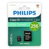 Tarjeta Micro SDXC Philips CL10 256GB con Adaptador