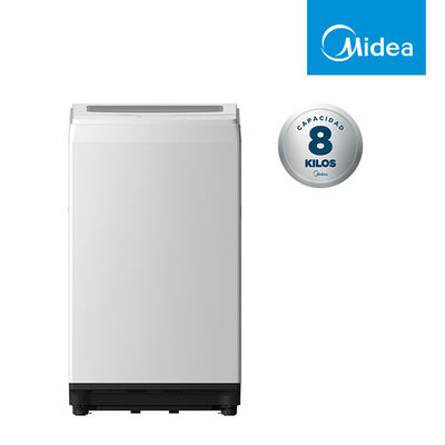 Lavadora Automática Midea MLS-080BE04N 8 kg