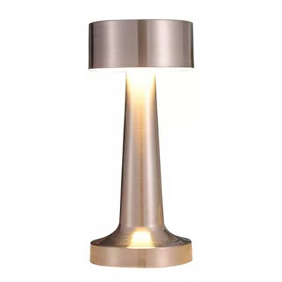 Lámpara de Mesa Metal Vgo Recargable con sensor  21 cm Plateado