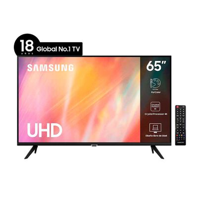 LED 65" Samsung UN65AU7090 Smart TV 4K Ultra HD