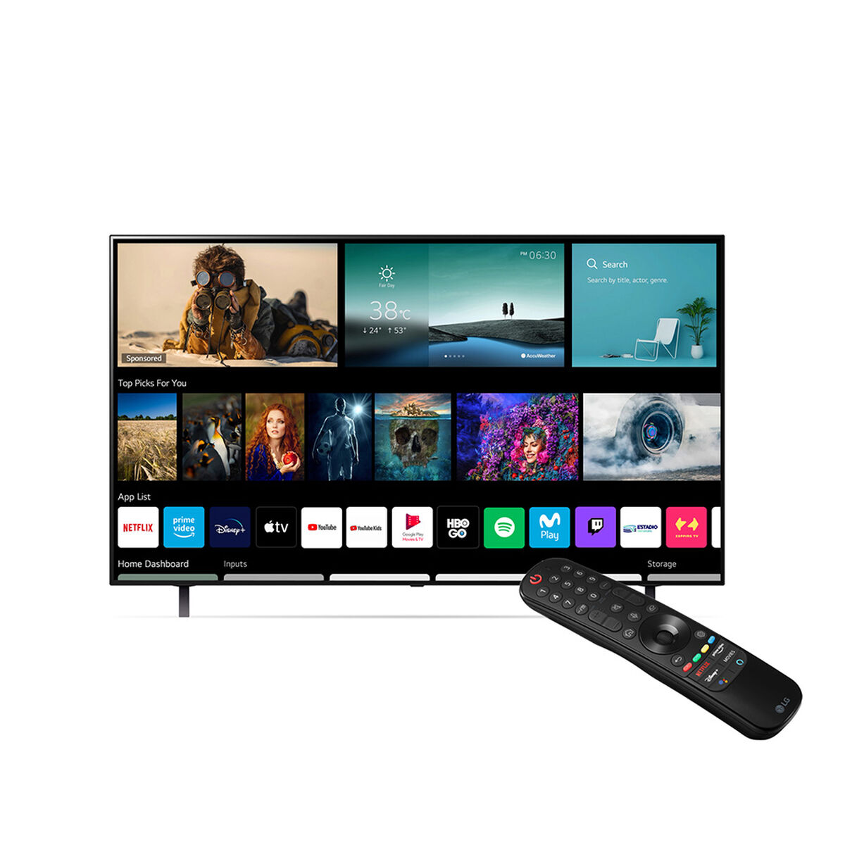 OLED 48" LG Oled48A1PSA Smart TV 4K UHD 2021 + Audífonos FN4