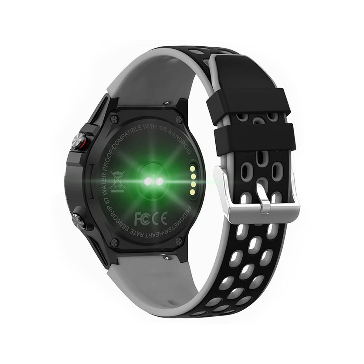 Smartwatch Lhotse M7 1,28" Negro Gris