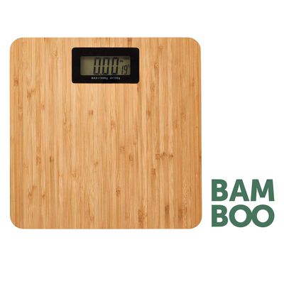 Pesa de Baño Digital Urban Products Bamboo Hasta 180 Kg