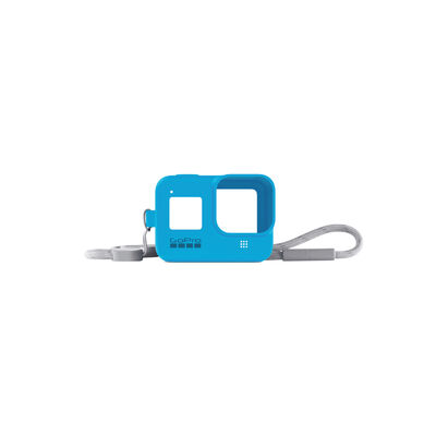 Funda de Silicona + Cordón Azul para GoPro HERO8