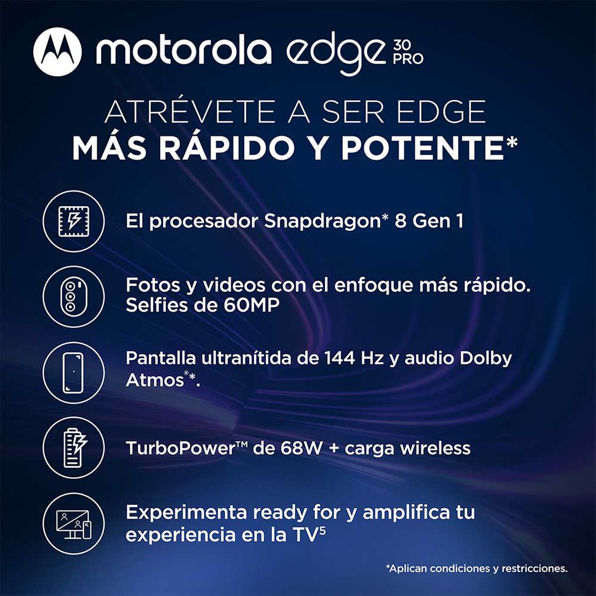 Celular Motorola Edge 30 Pro 256GB 6,67" Verde Cósmico Liberado
