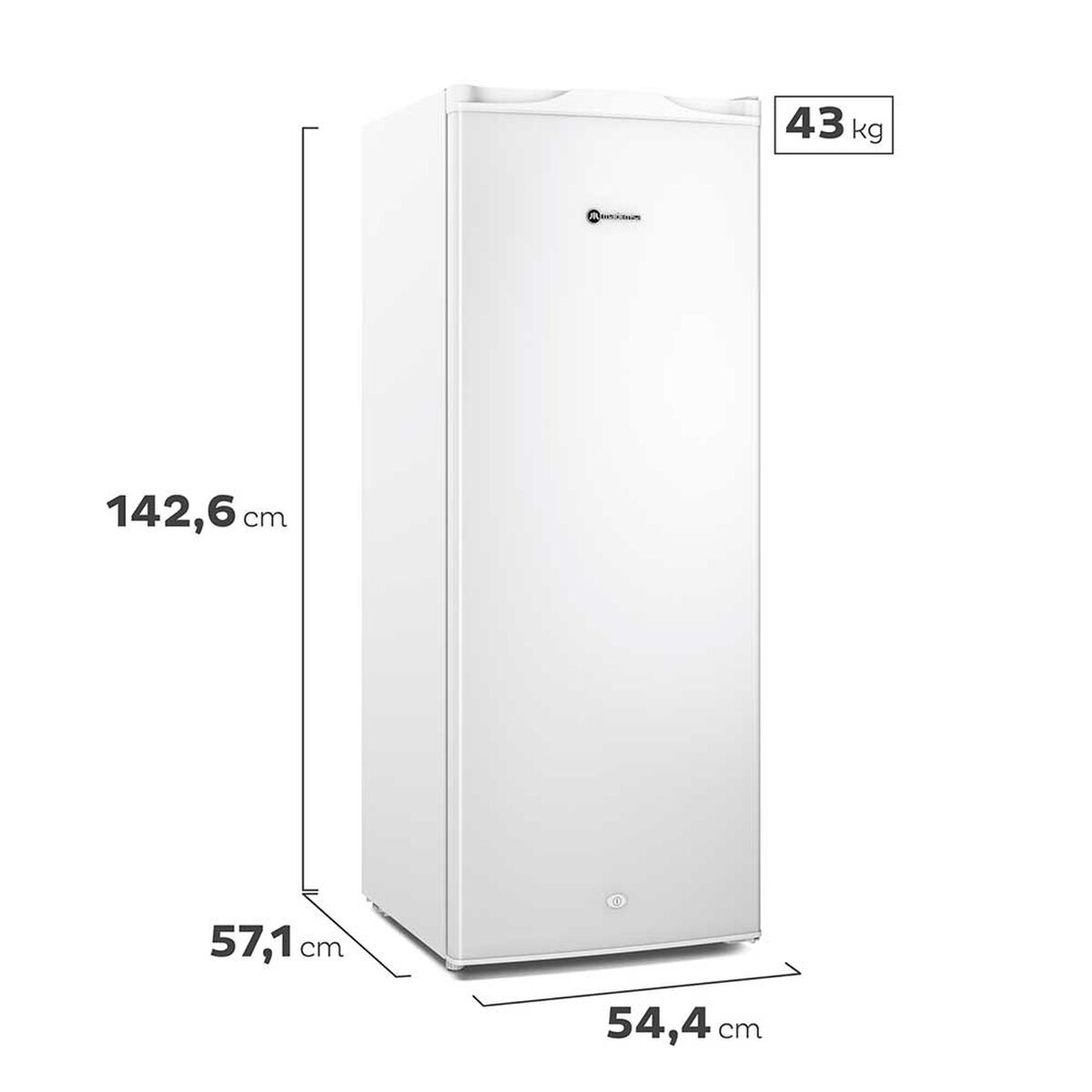 Freezer Vertical Mademsa MFV 645 B 157 lts