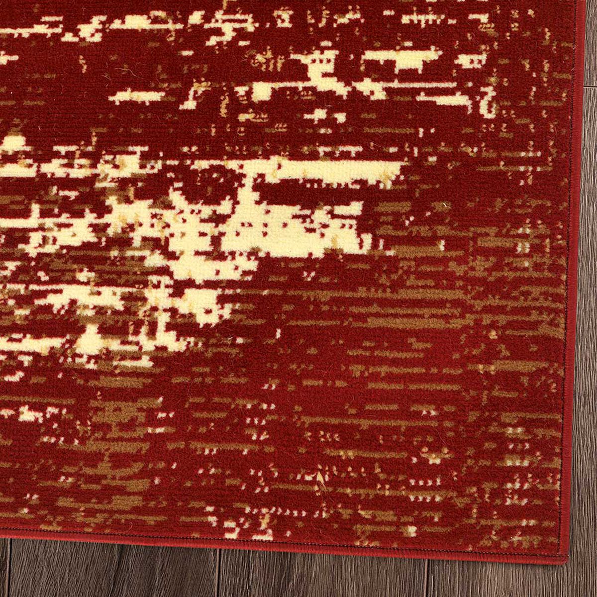 Alfombra de Pasillo Modalfo Arizona Rojo 66 x 430 cm