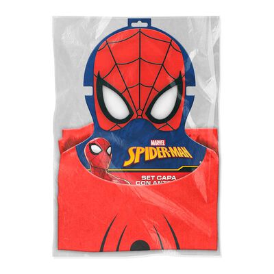 Set Capa Spiderman con Antifaz Marvel