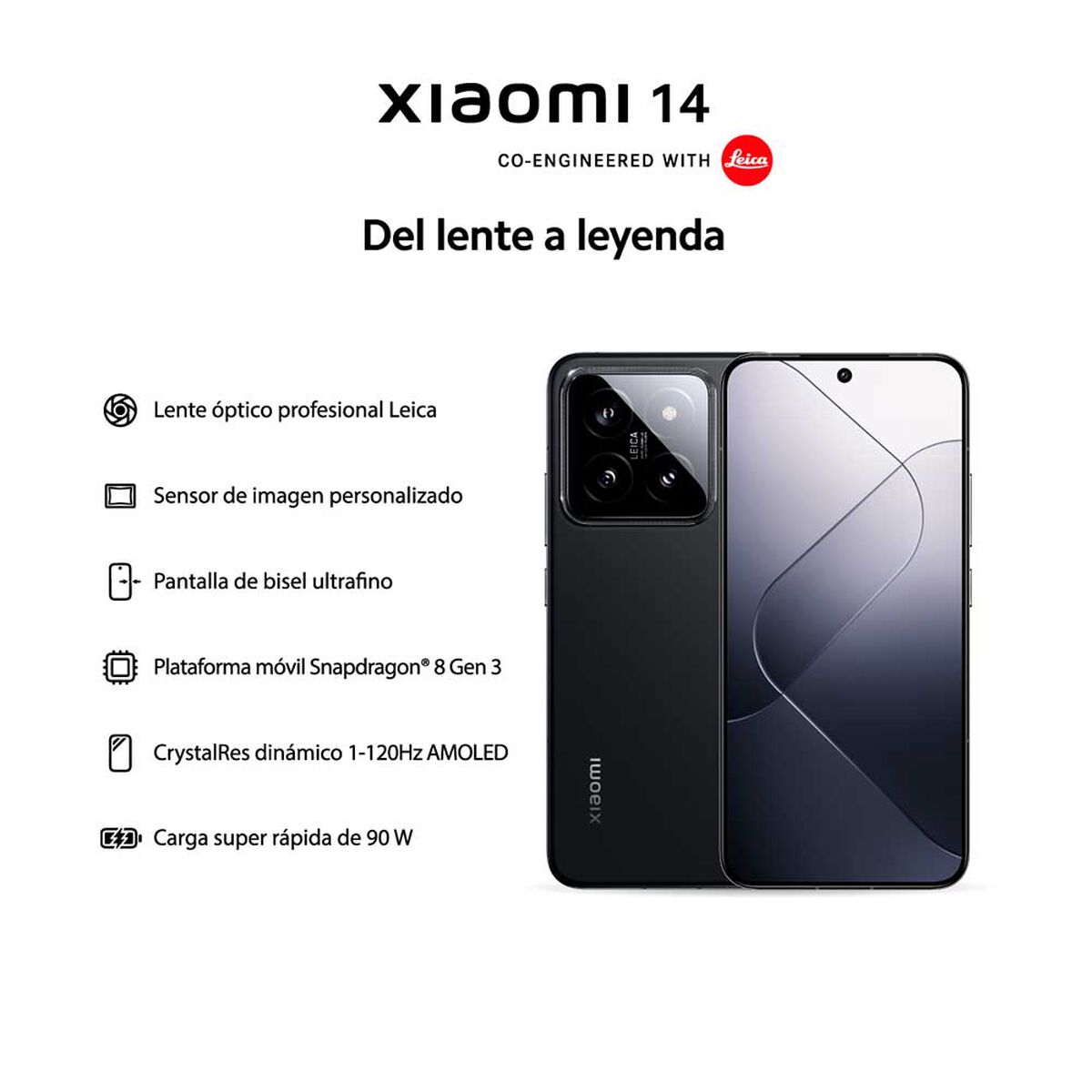 Celular Xiaomi 14 512GB 6,3" Black Liberado