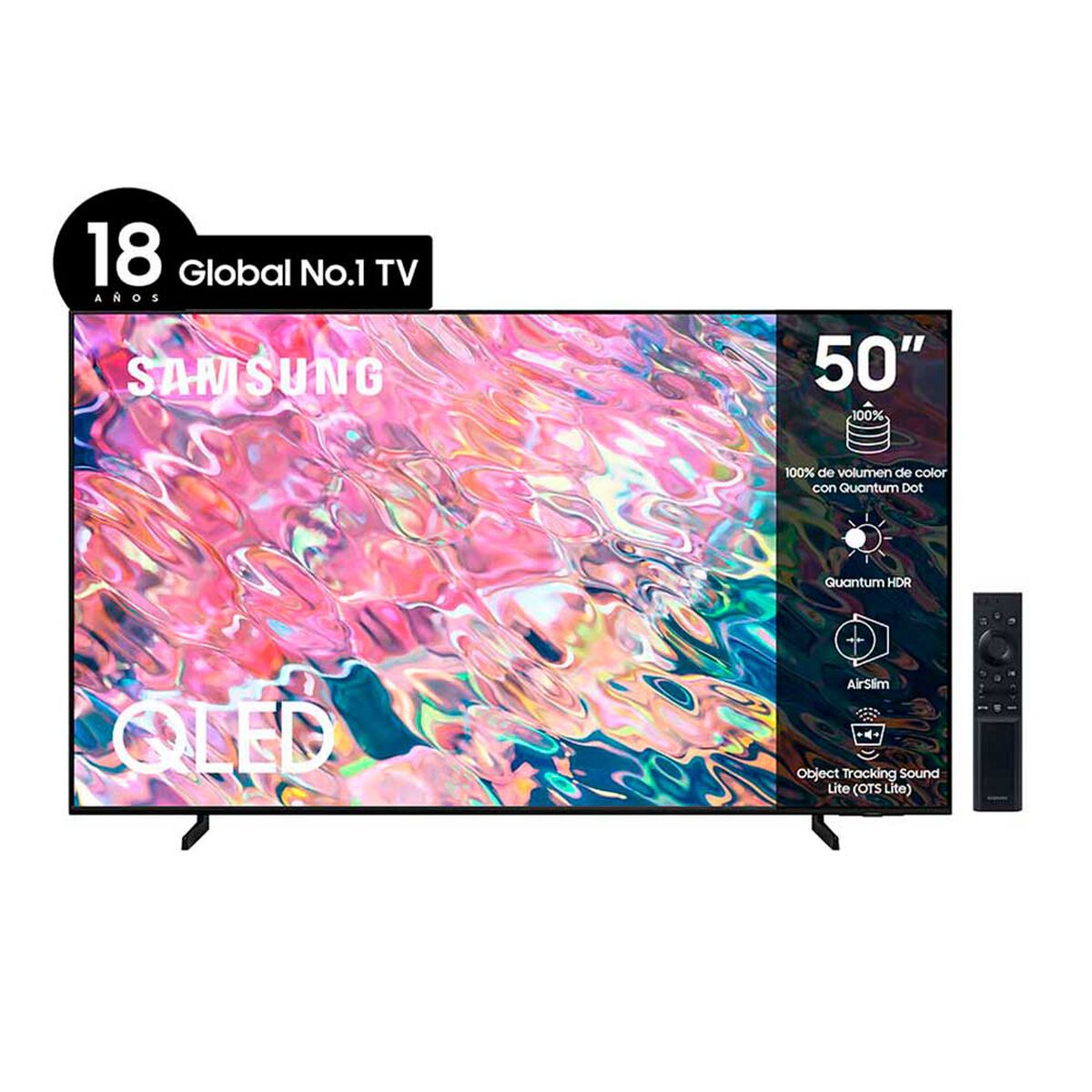 QLED 50" Samsung QN50Q60BAGX Smart TV 4K UHD 2022