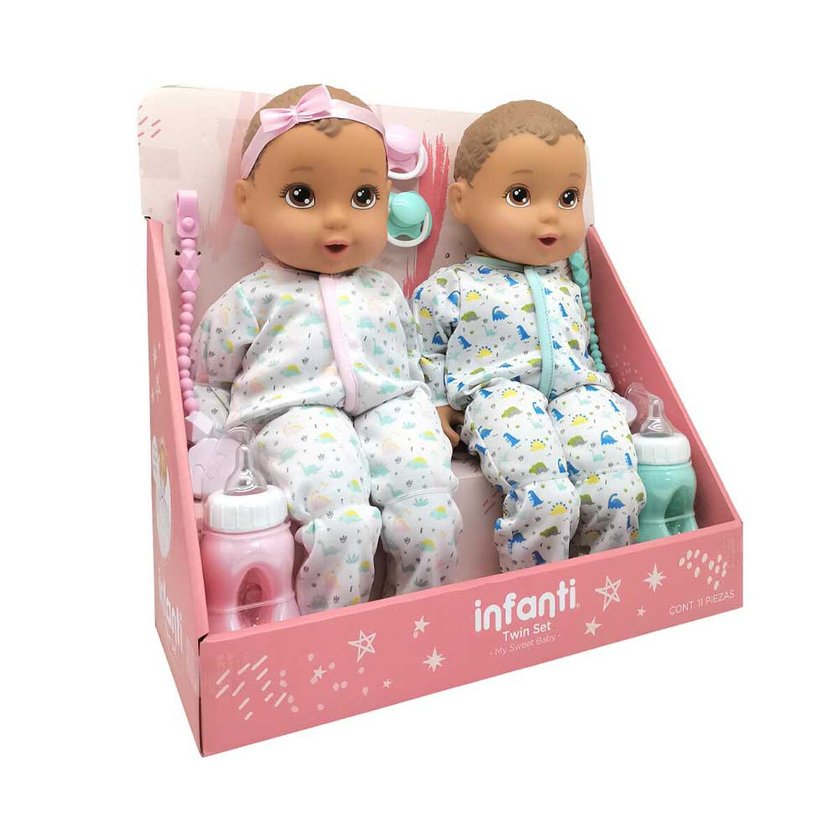 Set Muñecos Bebés Infanti
