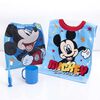 Toalla Infantil con Bolso Disney Mickey Heart-P 30 x 50 cm
