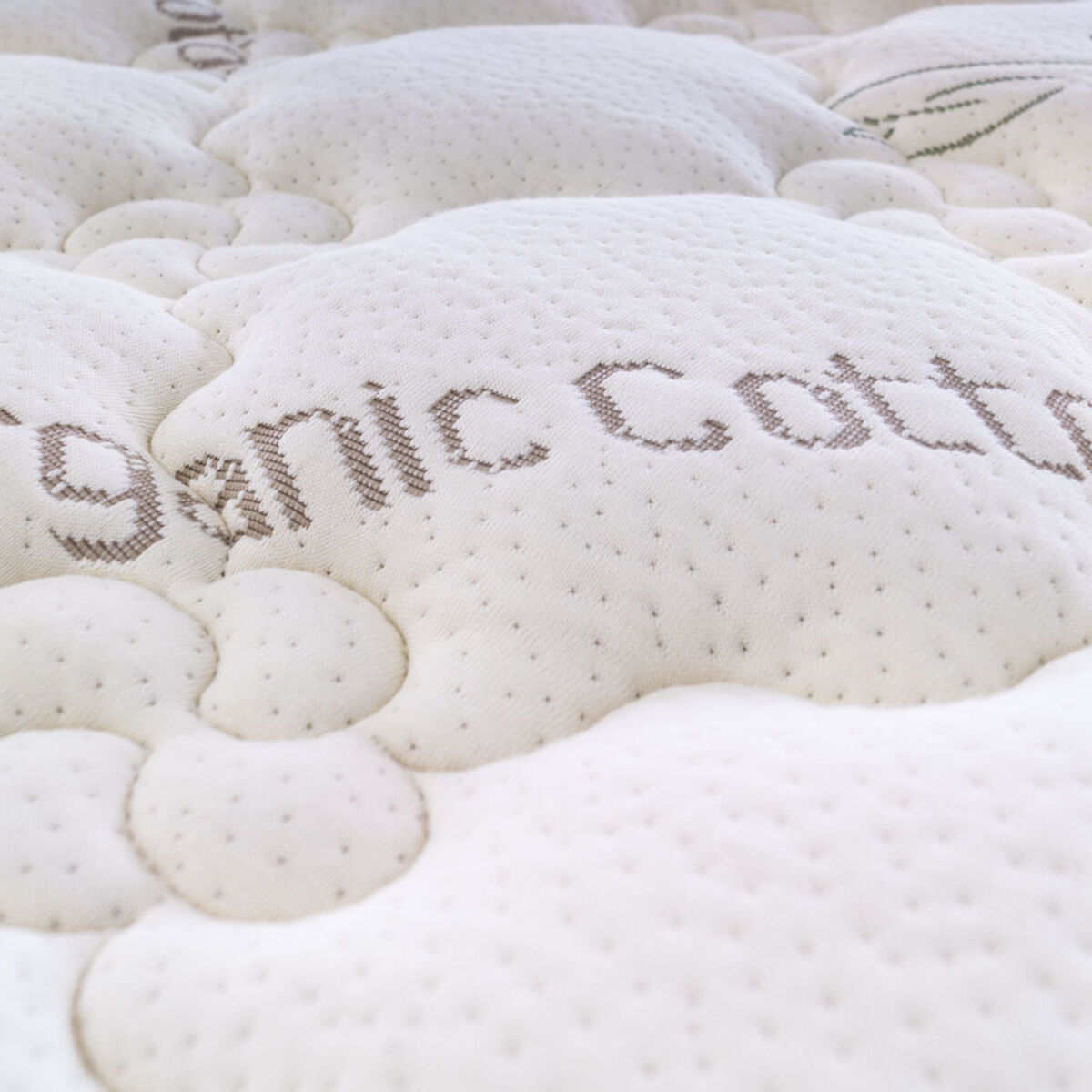 Cama Europea Celta Base Dividida 2 Plazas Cotton Organic