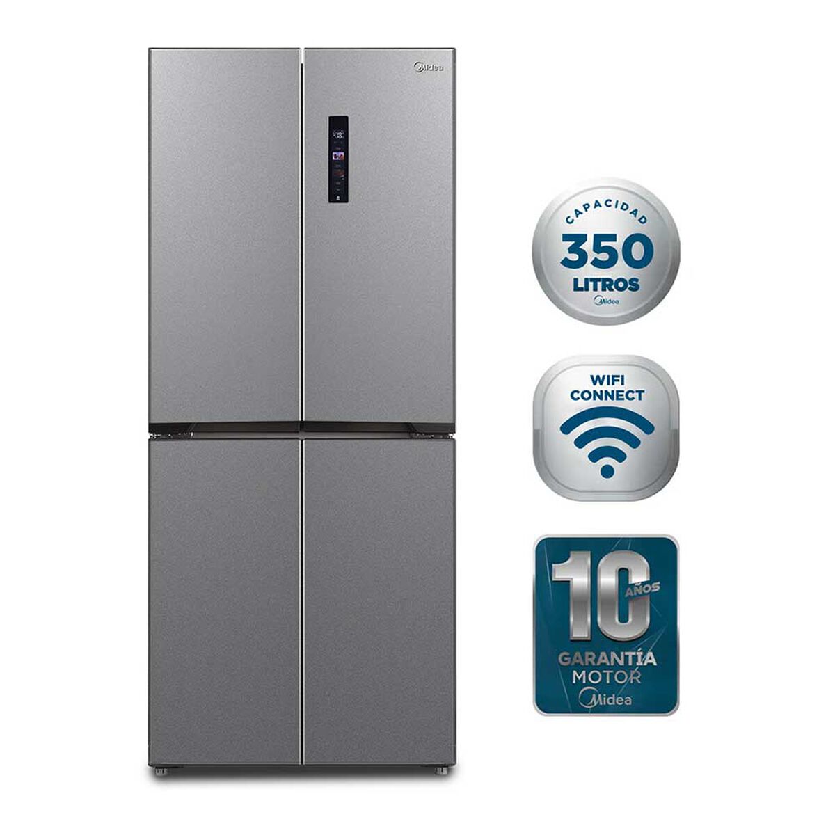 Refrigerador Side by Side Midea MDRM554MTE50 350 lts.