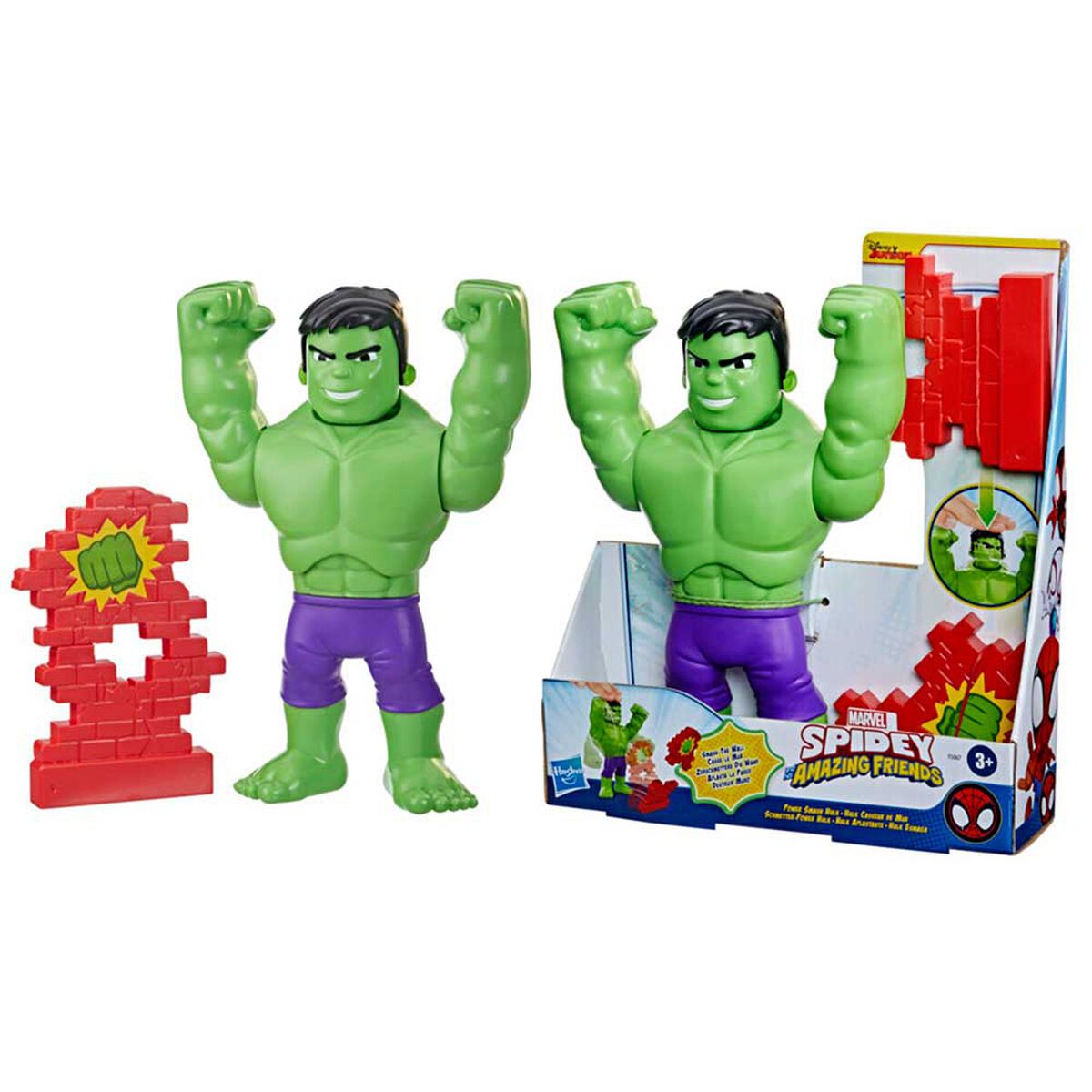 Figura de Acción Spidey And Friends Hulk Aplastante