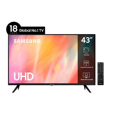 LED 43"" Samsung UN43AU7090 Smart TV 4K UHD