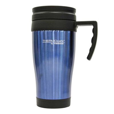 Mug Thermos Acero Inoxidable Azul 420 ml