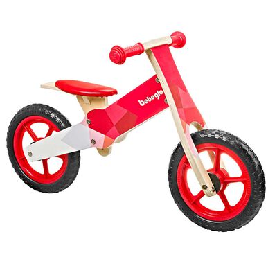 Bicicleta de Madera Balance Rojo Bebeglo