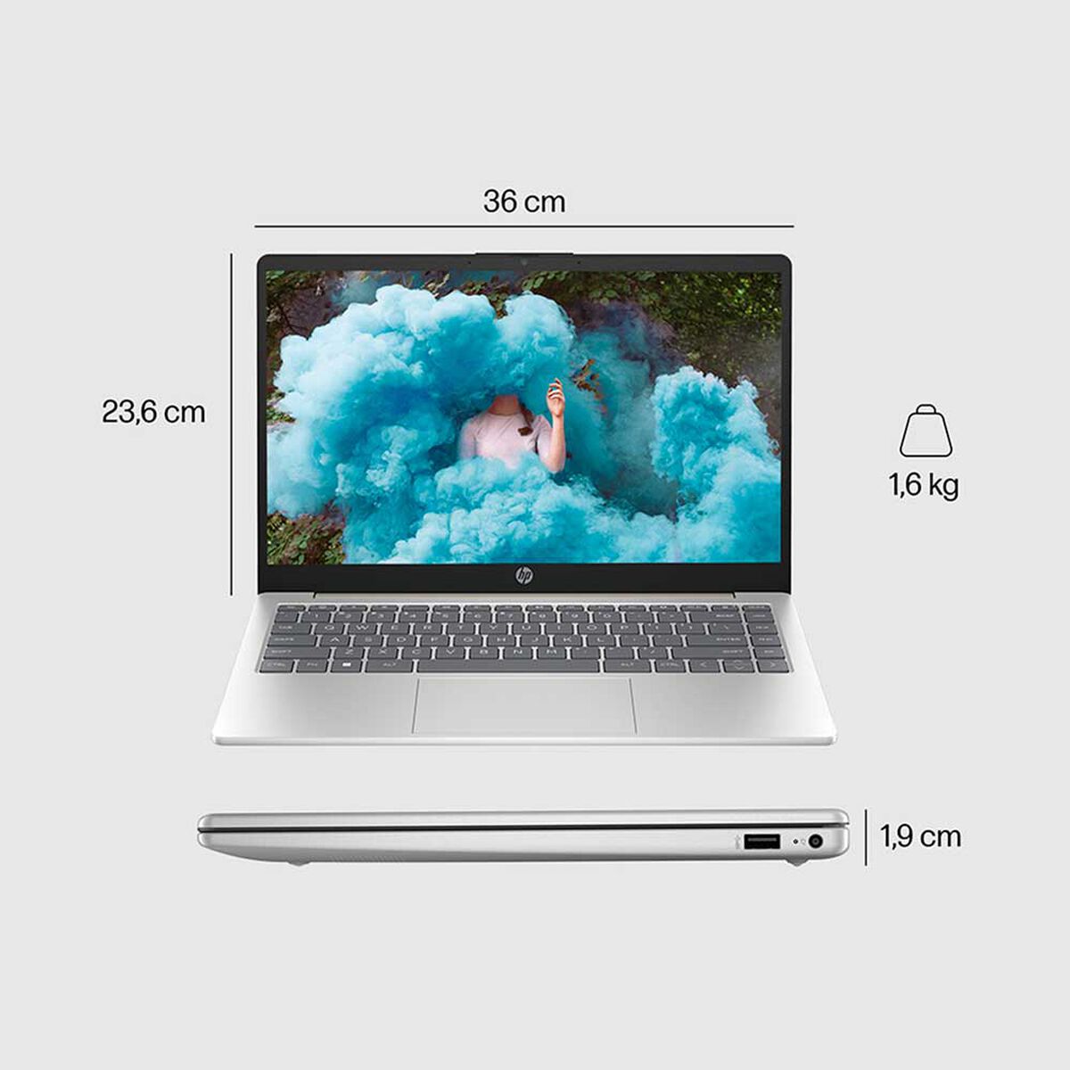 Notebook HP 15-fc0002la Ryzen 5 16GB 512GB SSD 15,6"